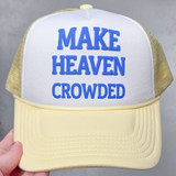 Make Heaven Crowded PUFF Hat/Pocket Screen Print Heat Transfer