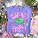 Toad-Ally On To PINK DTF Heat Transfer