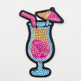 Cocktail Sequin HAT/POCKET Patch