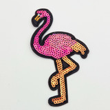 Flamingo Sequin HAT/POCKET Patch