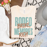 Rodeo Broke Memories Rich DTF Heat Transfer