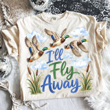 I'll Fly Away Mallard DTF Heat Transfer