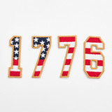 1776 Embroidered Patch – Hat Bar Ready