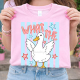 What The Duck Stripes DTF Heat Transfer