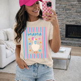 Mama Goose Stripes DTF Heat Transfer