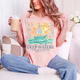 Deep Waters Isaiah 43:2 Christian DTF Heat Transfer