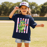Patriotic Bow Gator DTF Heat Transfer