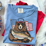 Rugged USA Bear DTF Heat Transfer