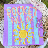 Pocket Full Of Sunshine Stripes DTF Heat Transfer