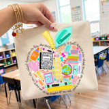 School Supplies Apple DTF Heat Transfer