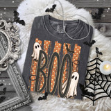 Boo Polka Dot Stripes DTF Heat Transfer