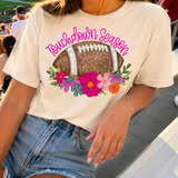 Touchdown Season Floral DTF Heat Transfer