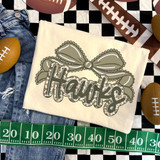 Camo Bow School Mascot DTF Heat Transfer