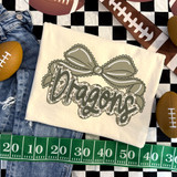 Camo Bow School Mascot DTF Heat Transfer