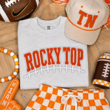 Rocky Top Football Laces Embroidered Chenille Patch