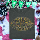Football Doodle CHOOSE YOUR COLOR DTF Heat Transfer