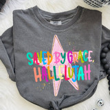 Saved By Grace Hallelujah DTF Heat Transfer
