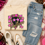 Pink Glitter Mascot - 62 teams -  DTF Heat Transfer
