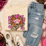 Pink Glitter Mascot - 62 teams -  DTF Heat Transfer