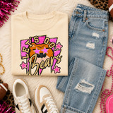 Pink Glitter Mascot - 62 teams -  DTF Heat Transfer