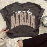It's Game Day Darlin' WHITE DTF Heat Transfer