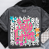 Retro Lotty Dotty School Mascot DTF Heat Transfer