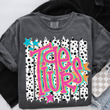 Retro Lotty Dotty School Mascot DTF Heat Transfer