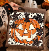Jack O Lantern Pumpkin DTF Heat Transfer