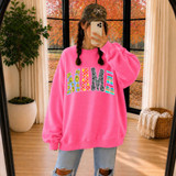 Retro Pattern Mama DTF Heat Transfer