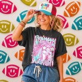 Neon Star Mascot DTF Transfers | School Spirit Mascot Collection, colorful neon star-themed mascot DTF transfer design.