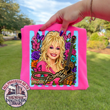 Dolly Tribute DTF Transfer | Country Music Icon Floral Design