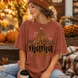 Blessed Mama Pumpkin DTF Transfer | Fall Mom Design