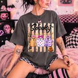 Spooky Pastel Ghosts DTF Transfer | Cute Halloween Ghost Design