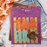 Thankful Turkey DTF Transfer | Retro Thanksgiving Design