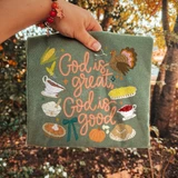 God is Great, God is Good DTF Transfer | Thanksgiving Faith Design