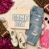 Game Day Polka Dot DTF Transfer | Game Day Spirit Shirt Design