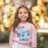Get In Princess DTF Transfer | Dreams To Chase Girls Design