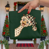 Christmas Goose DTF Transfer | Whimsical Holiday Santa Hat Design