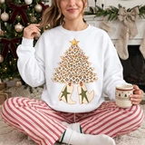 Leopard Western Christmas Tree DTF Transfer | Cowgirl Boots Holiday Design