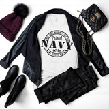 Proud Navy Wife Military Civil Servants Sublimation Transfer