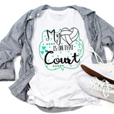 My heart is on that Court Volleyball Sublimation Transfer