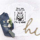 Once you get past my resting bitch face, I'm a hoot Snarky owl Sublimation Transfer