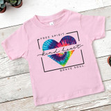 Free Spirit. Kind Heart. Brave Soul YOUTH Screen Print Heat Transfer-1655976376