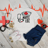 Nurse life watercolor Nursing Medical field Sublimation Transfer Nurse life watercolor Nursing Medical field Sublimation Transfer