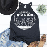 Support Your Local Farmer White Screen Print Transfer
