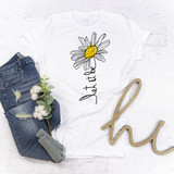 Daisy Let It Be Sublimation Transfer