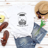 Adventure Is Calling B&W Sublimation Transfer