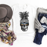 Cool Pineapple Beach Glasses Sunset Sublimation Transfer