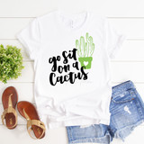 Go sit on a cactus cacti snarky funny Sublimation Transfer