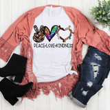 Peace love kindness Sublimation Transfer